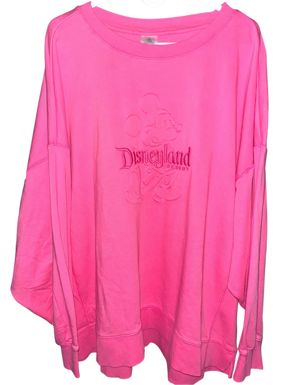 Disney Pink Mickey Embossed Sweatshirt